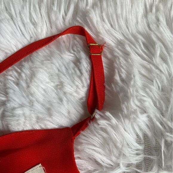 Mine Dress Orange Lightweight Flowy Spaghetti Adjustable Straps Women’s Sz Small - Picture 5 of 8